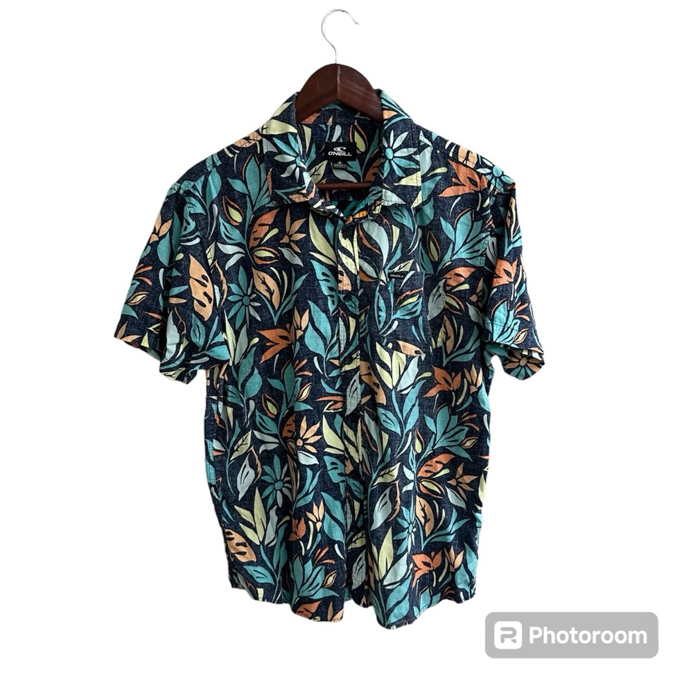 O’Neil Sol Button Down Tropical Shirt